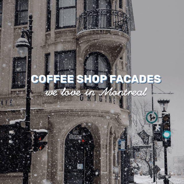 Cover of Coffee shop corners that we love in Montreal