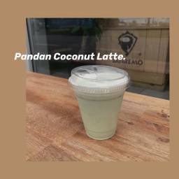 Pandan coconut latte ðŸ¥¥