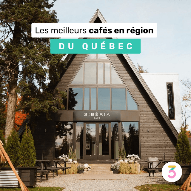 Cover of Quebec " The best cafés in the region "