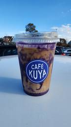 Iced ube oat latte ðŸ˜‹ 
Highly recommend 