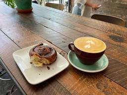 Waited until 10:45 for my morning latte. Was worth it!