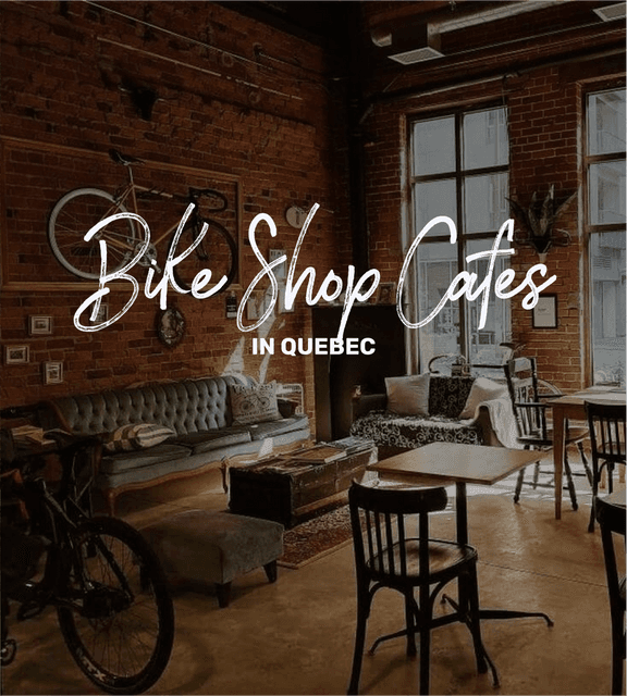 Cover of Quebec's top Bike Shop Cafes
