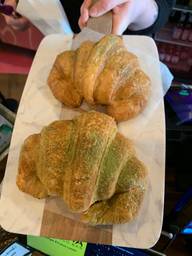 Matcha croissants to die for #aloha