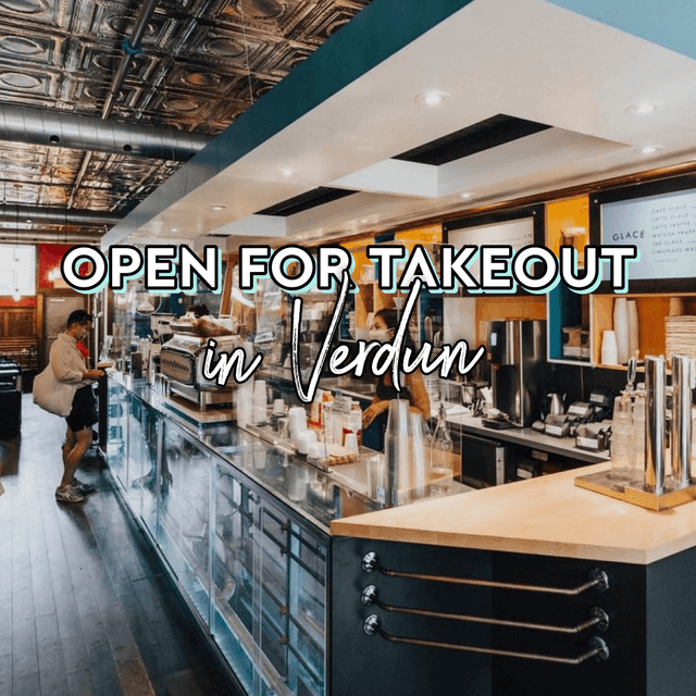 Cover of Coffee shops open for takeout in Verdun