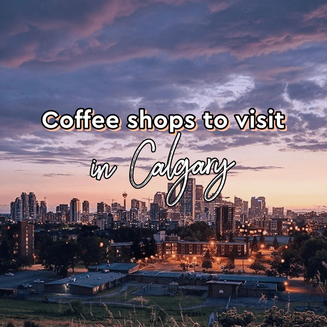 Cover of Coffee shops to visit in Calgary