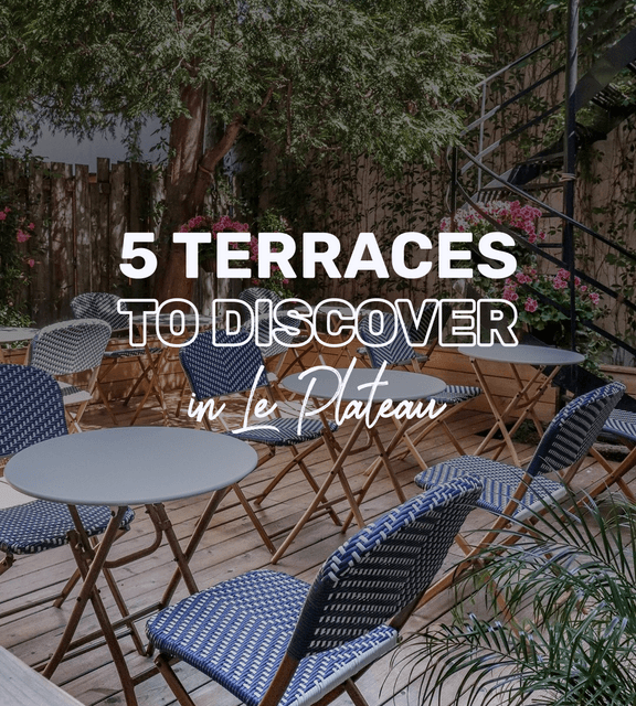 Cover of 12 beautiful terraces to discover in Le Plateau Mont-Royal