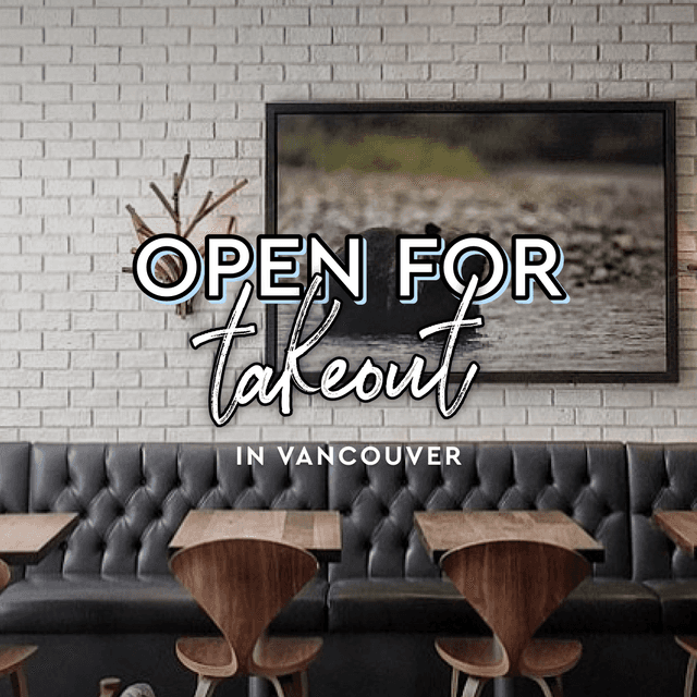 Cover of Coffee shops in Vancouver open for take-out