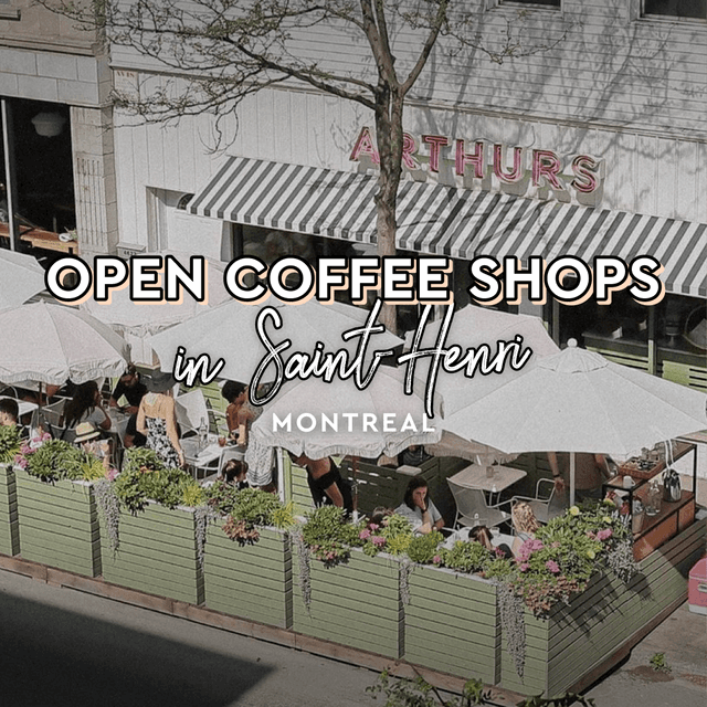 Cover of Coffee shops open for takeout in Saint-Henri