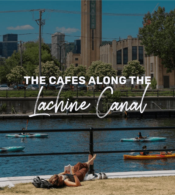 Cover of The cafes along the Lachine Canal in Montreal