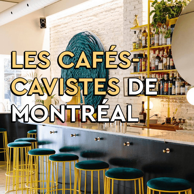 Cover of Les cafés-cavistes de Montréal